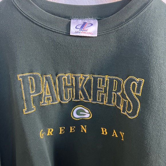 Vintage Green Bay Packers Embroidered Crewneck - Picture 5 of 6